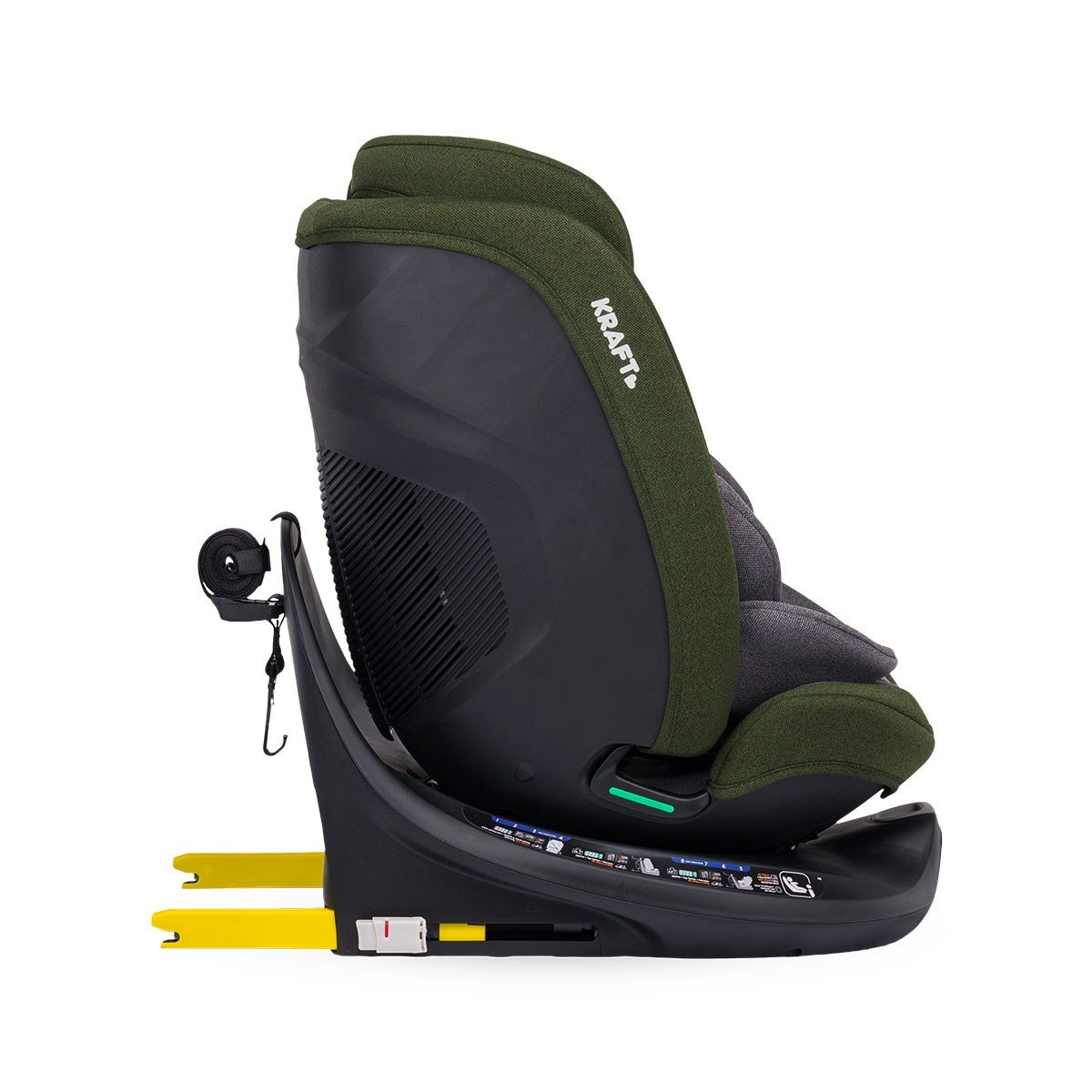 FIGO FIX I-SIZE OTO KOLTUĞU 40 CM - 150 CM GREEN GREY