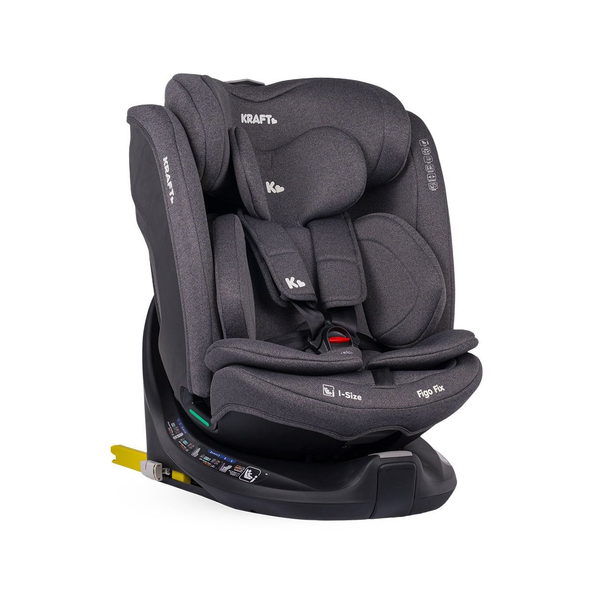 FIGO FIX I-SIZE OTO KOLTUĞU 40 CM - 150 CM GREY