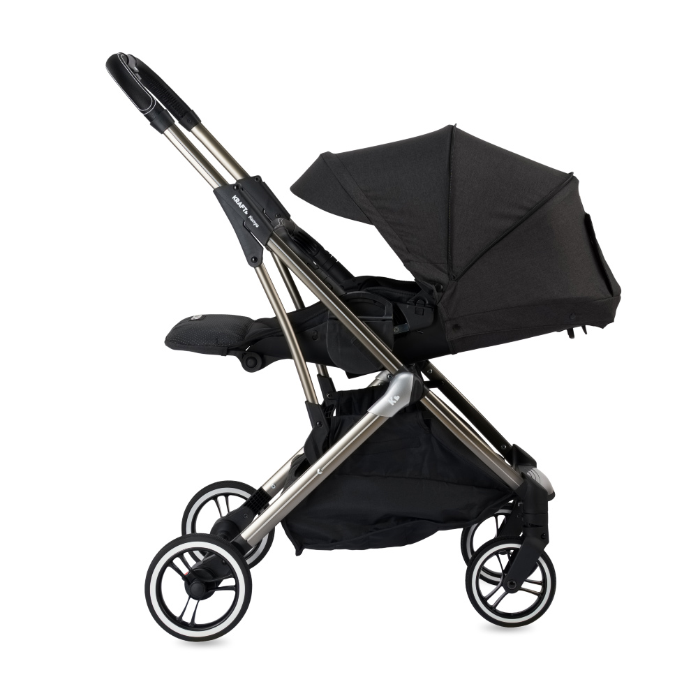 Kenya i-size Travel Sistem Bebek Arabası - Siyah Gri