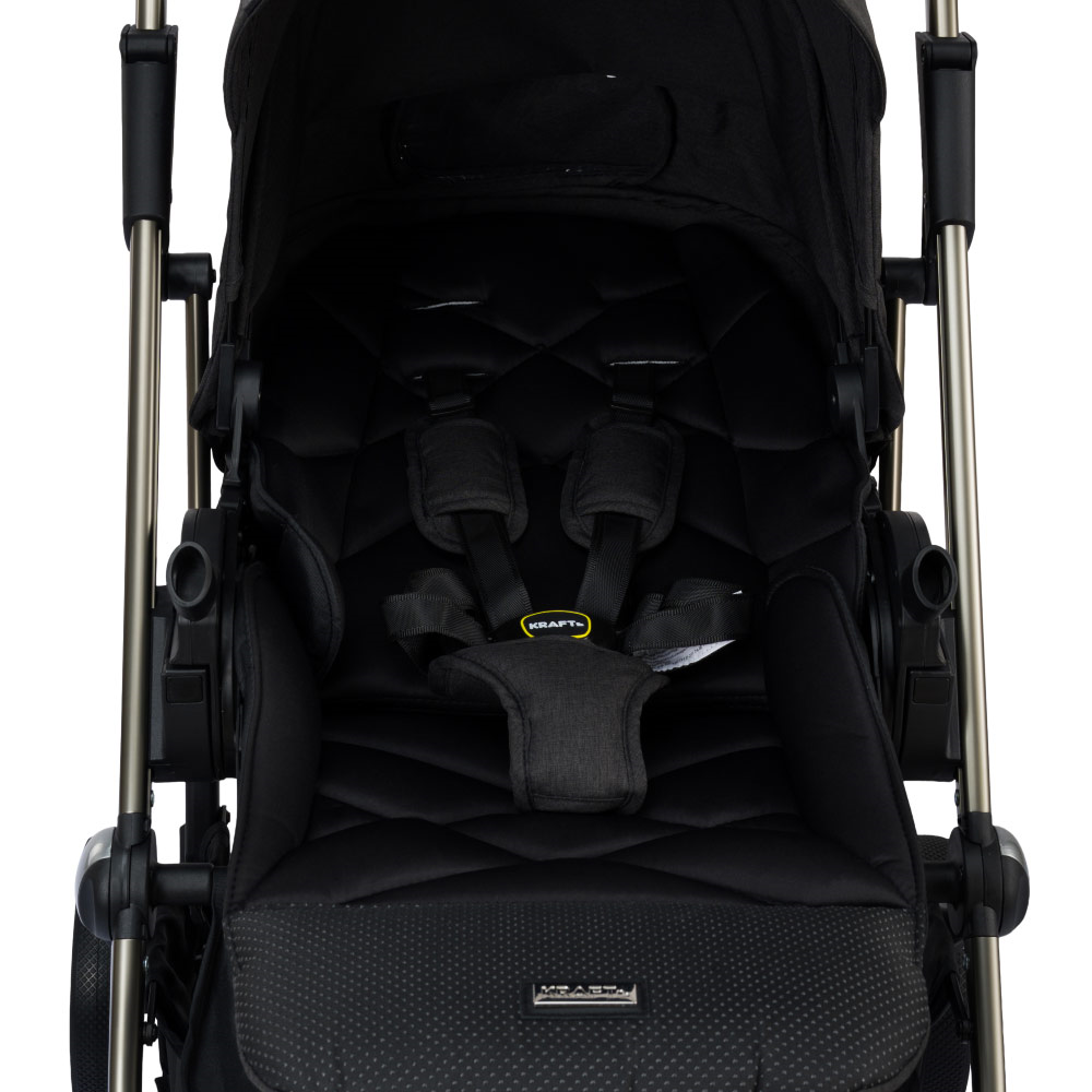 Kenya i-size Travel Sistem Bebek Arabası - Siyah Gri