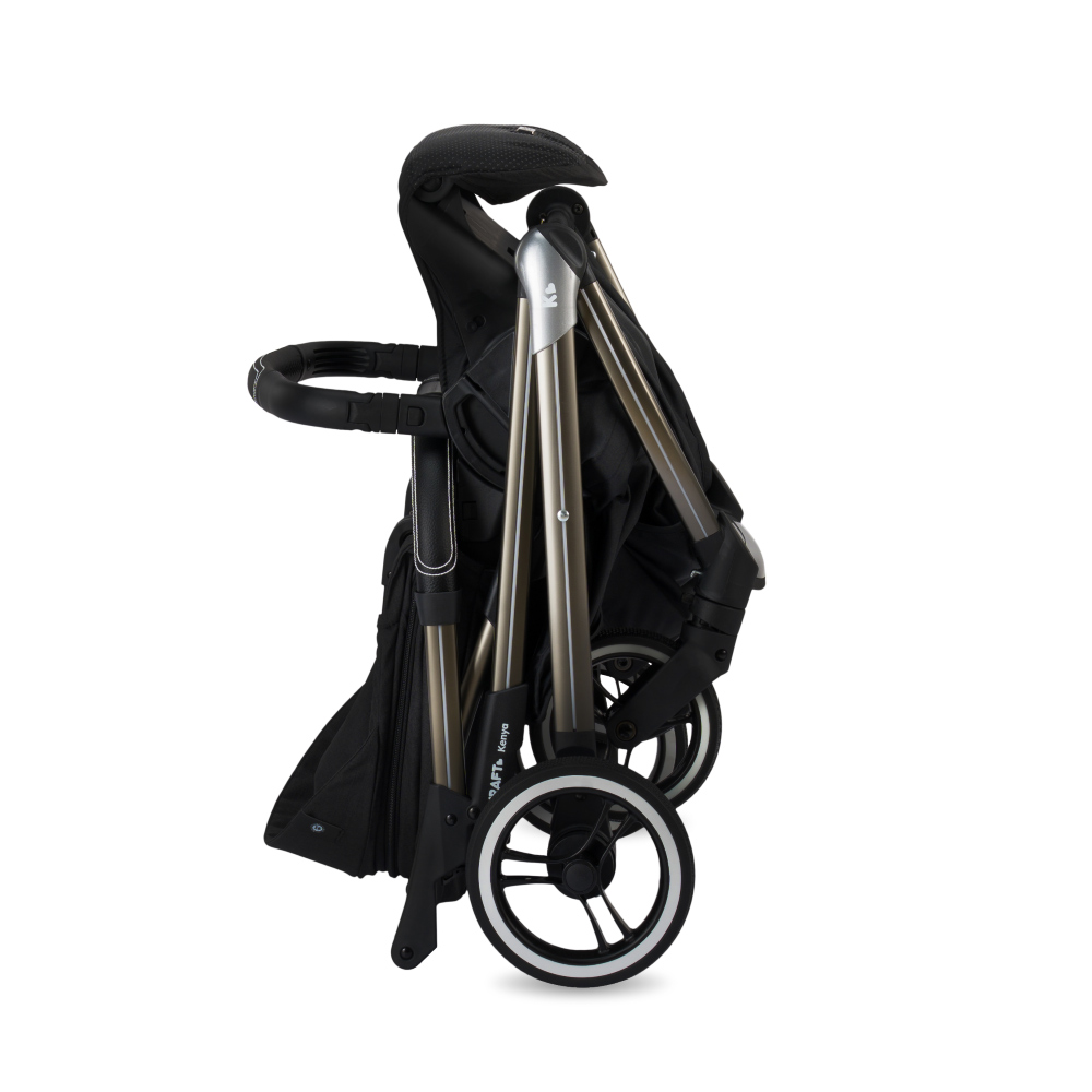 Kenya i-size Travel Sistem Bebek Arabası - Siyah Gri