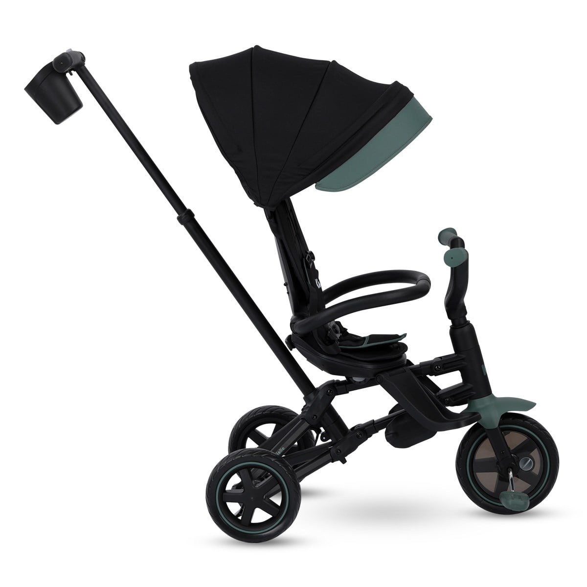 Kraft Nova Niello QPlay 6 in 1 Katlanır Bisiklet Yeşil