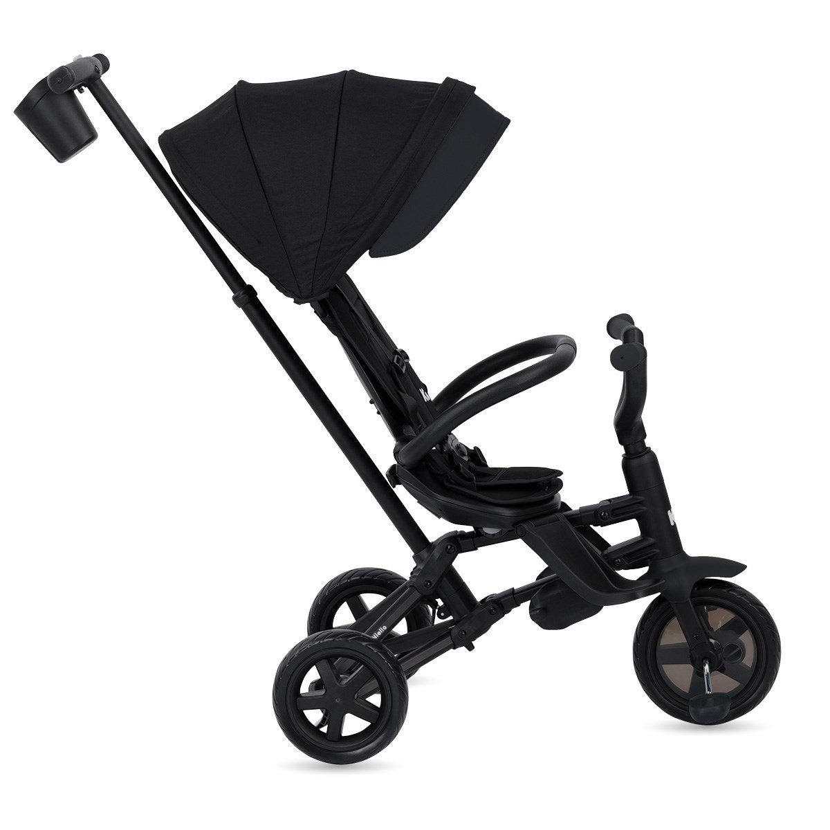 Kraft Nova Niello QPlay 6 in 1 Katlanır Bisiklet Siyah