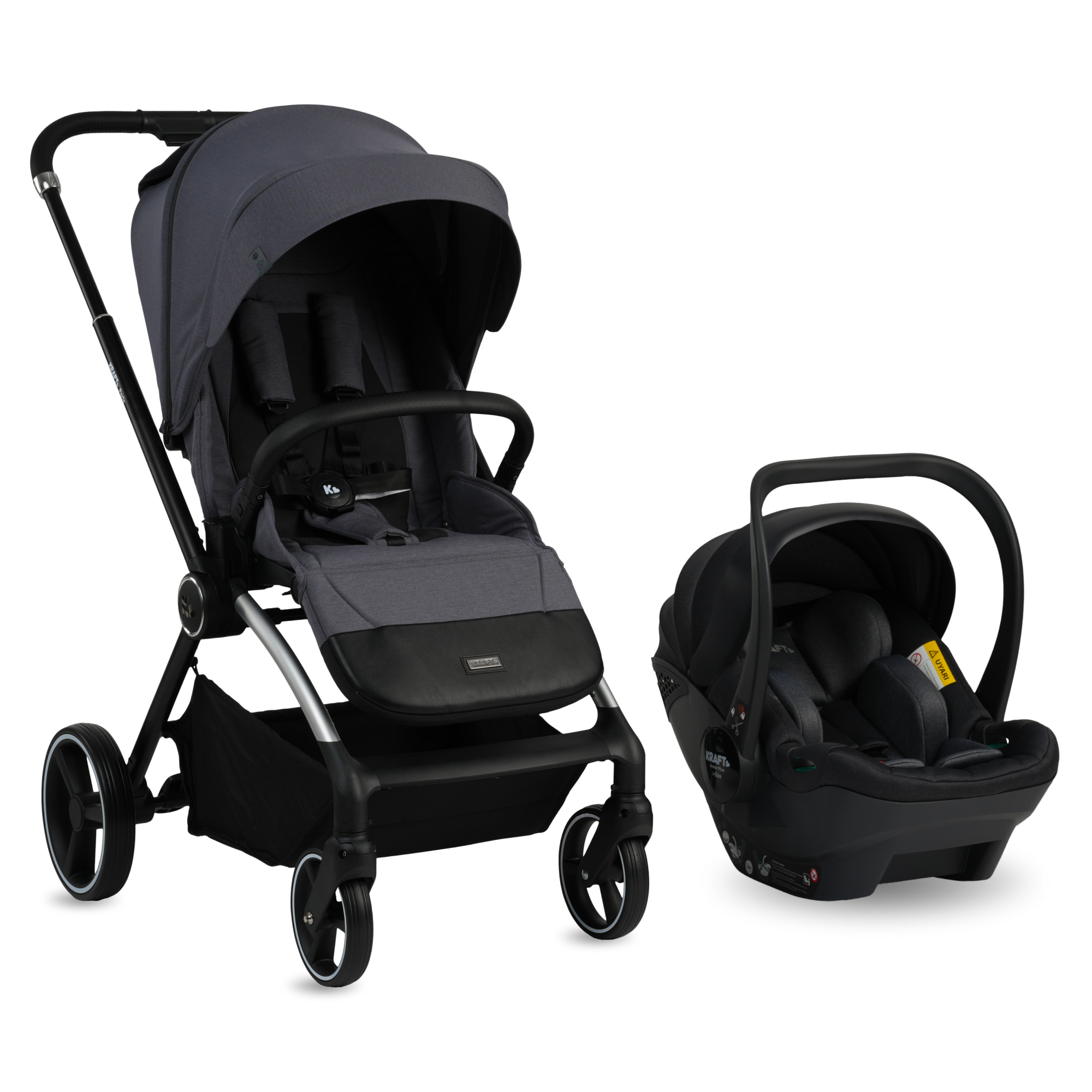 Parle Travel Sistem Bebek Arabası Gri