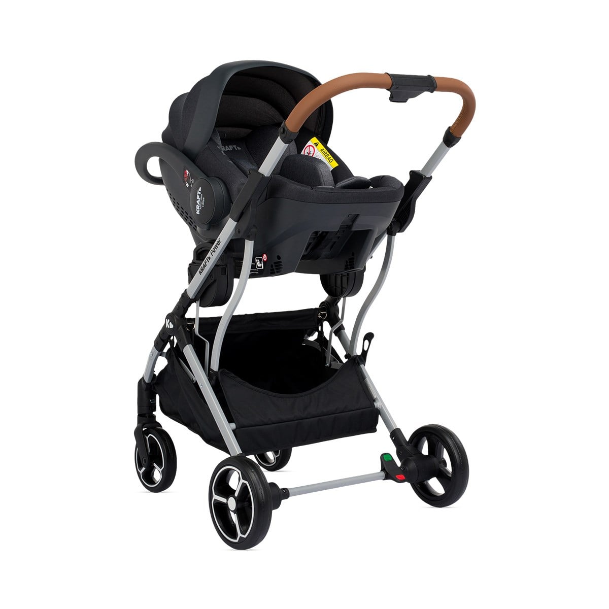 Power i-Size Travel Sistem Bebek Arabası Gri