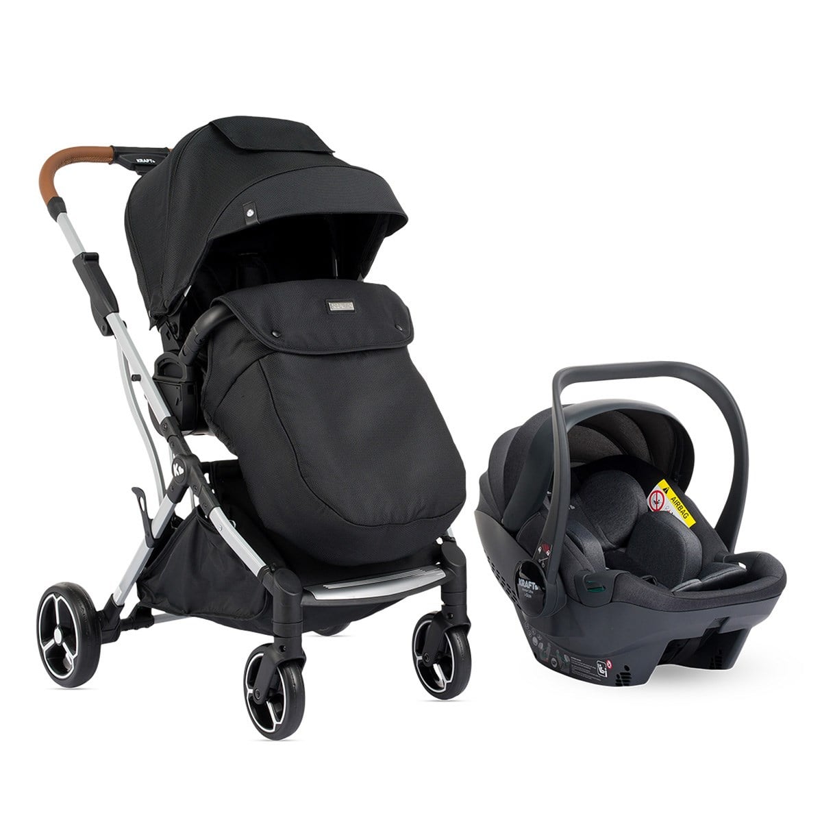 Power Travel Sistem Bebek Arabası Siyah
