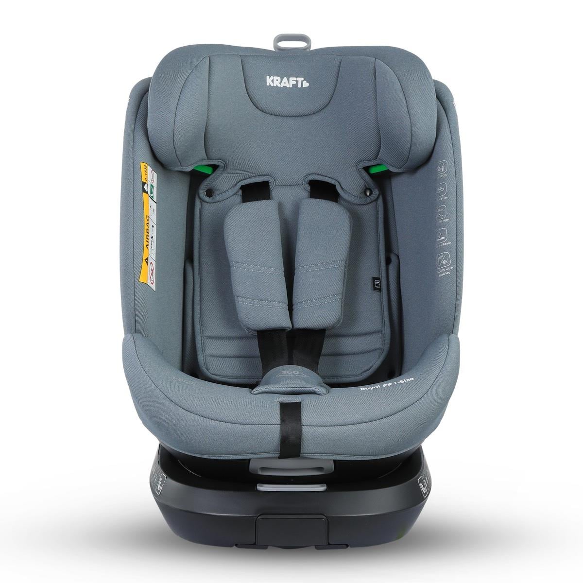 Royal PR i-size (40-150 cm) 0-36 Kg Oto Koltuğu Açık Gri