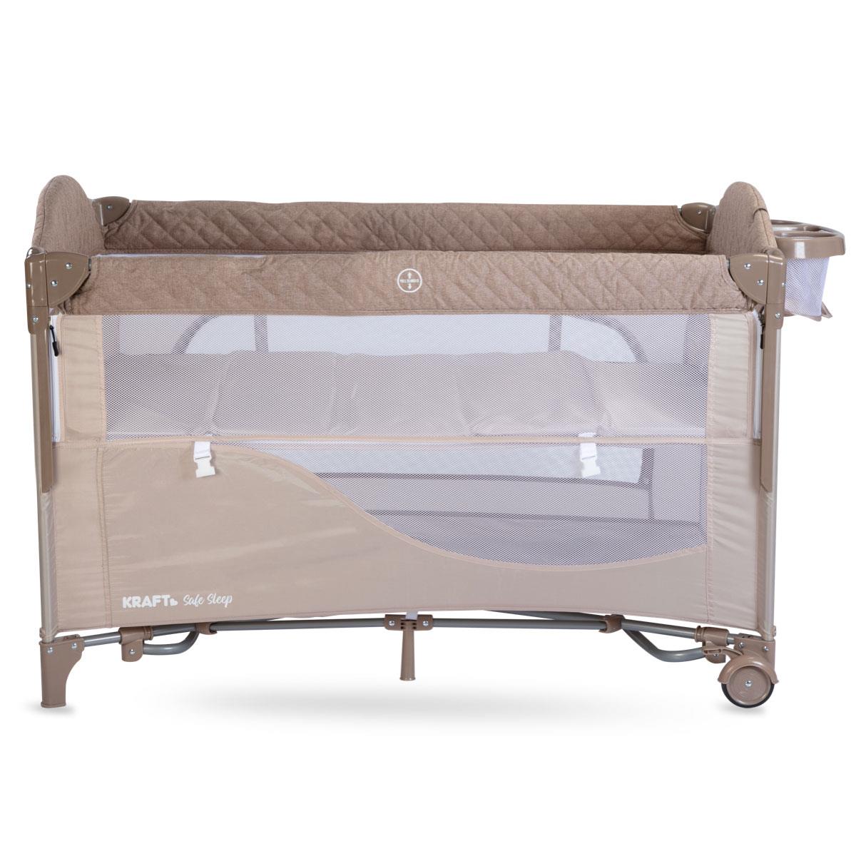 Safe Sleep Anne Yanı Oyun Parkı 70*120 cm Gri