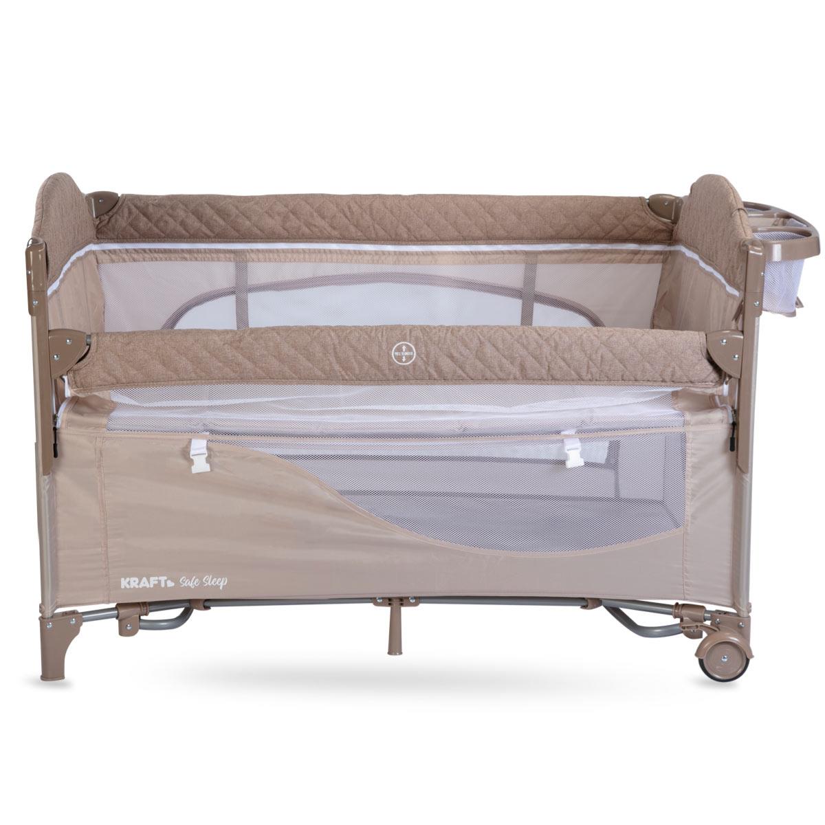 Safe Sleep Anne Yanı Oyun Parkı 70*120 cm Gri