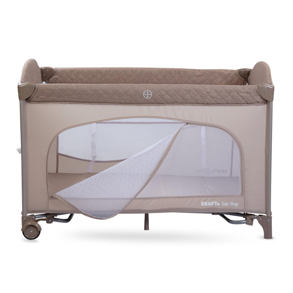 Safe Sleep Anne Yanı Oyun Parkı 70*120 cm Gri