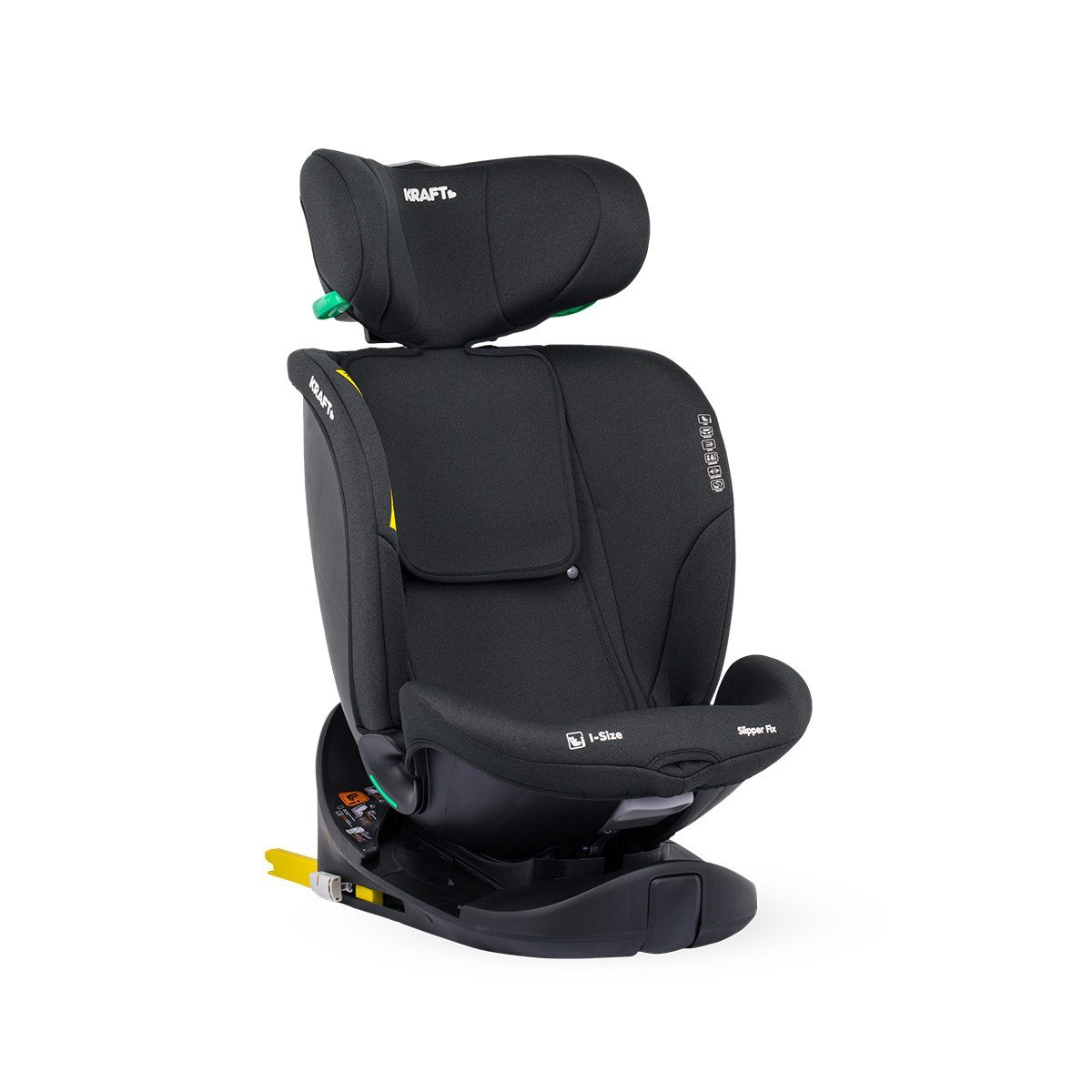 SLIPPER FIX I-SIZE OTO KOLTUĞU 40 CM - 150 CM BLACK