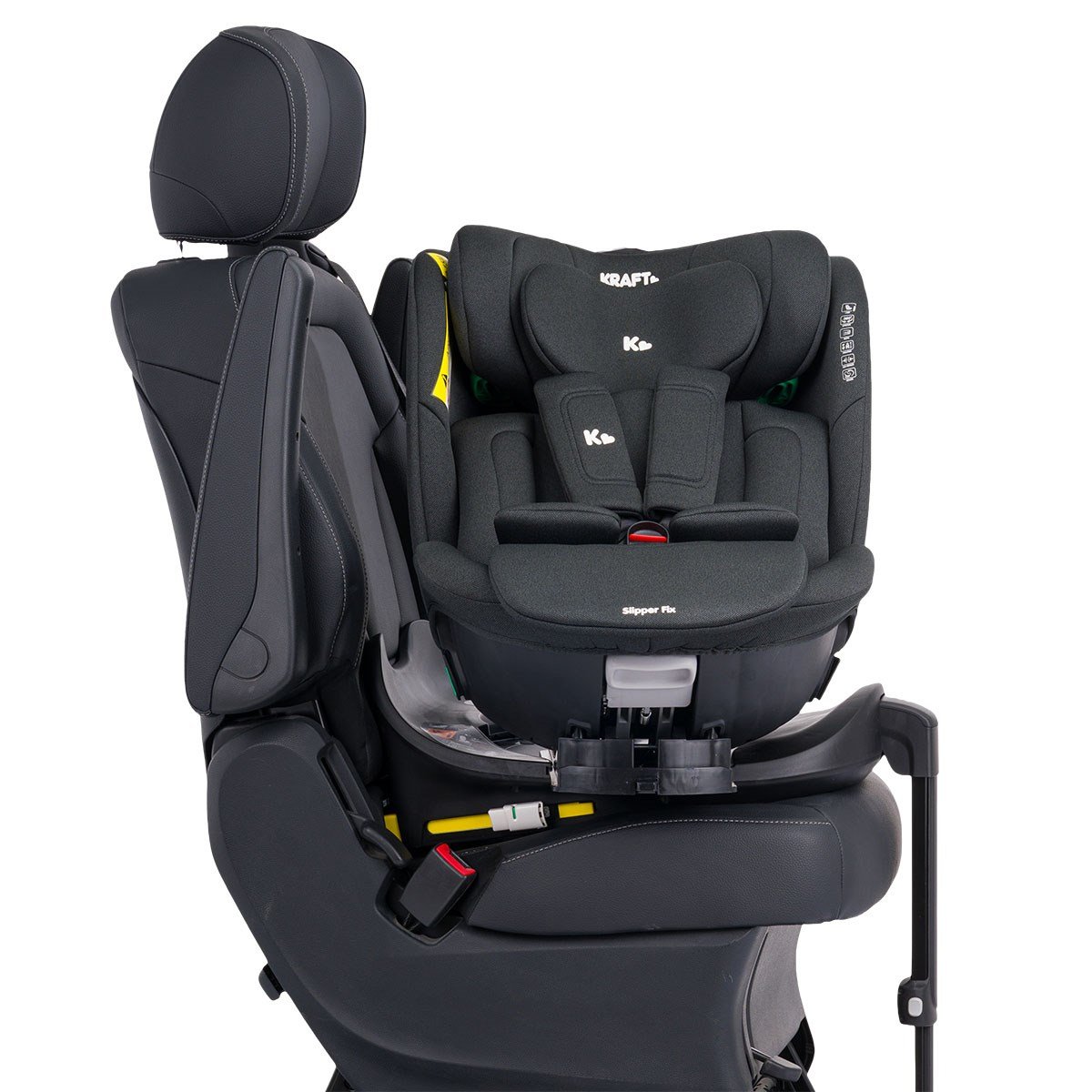SLIPPER FIX I-SIZE OTO KOLTUĞU 40 CM - 150 CM GREEN/GREY