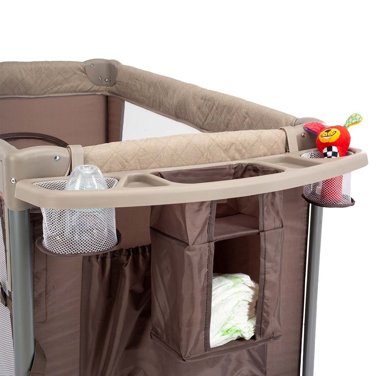 Smart Fold Anne Yanı Oyun Parkı 60 x 104 cm Grey