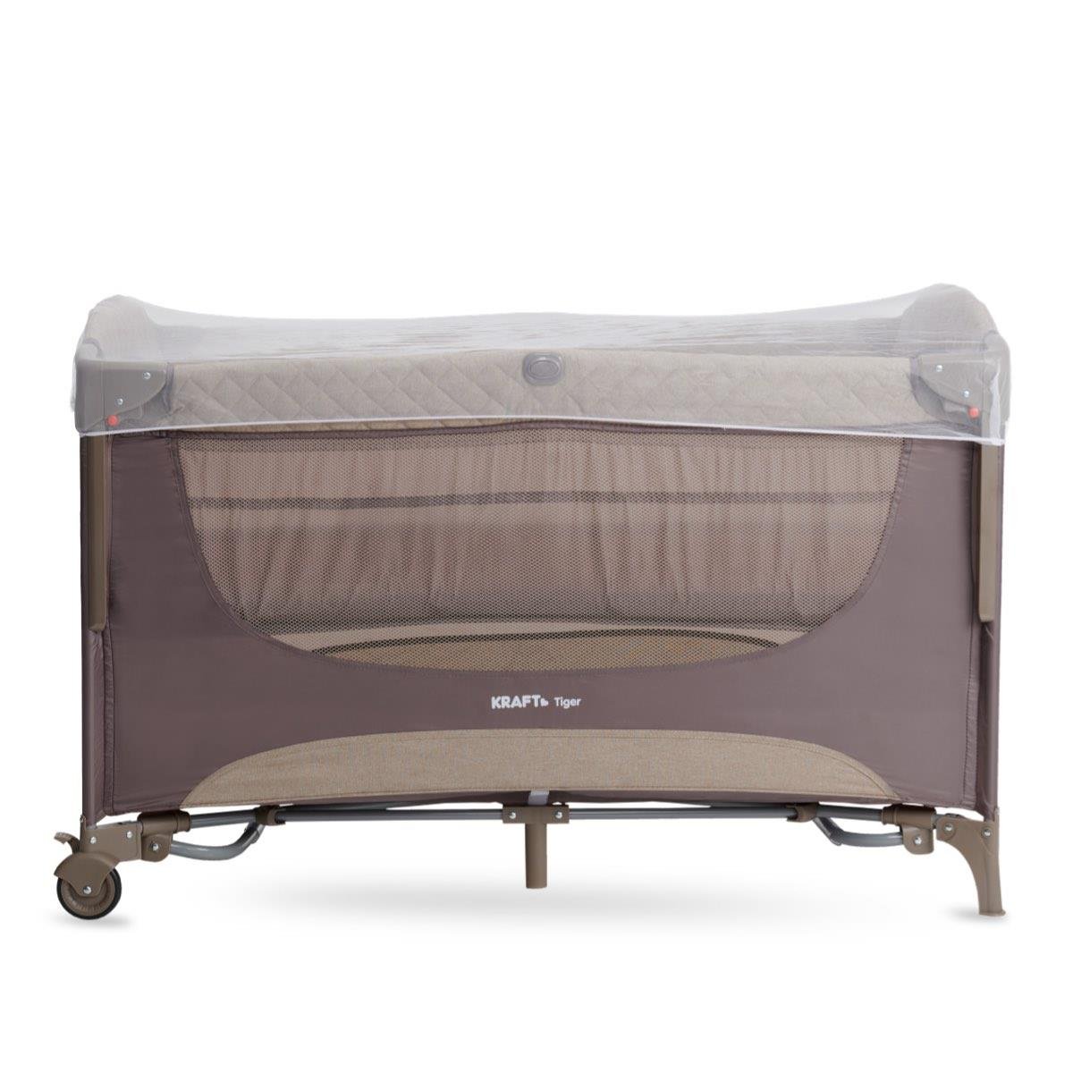 Tiger Anne Yanı Oyun Parkı 70*120 cm Açık Gri