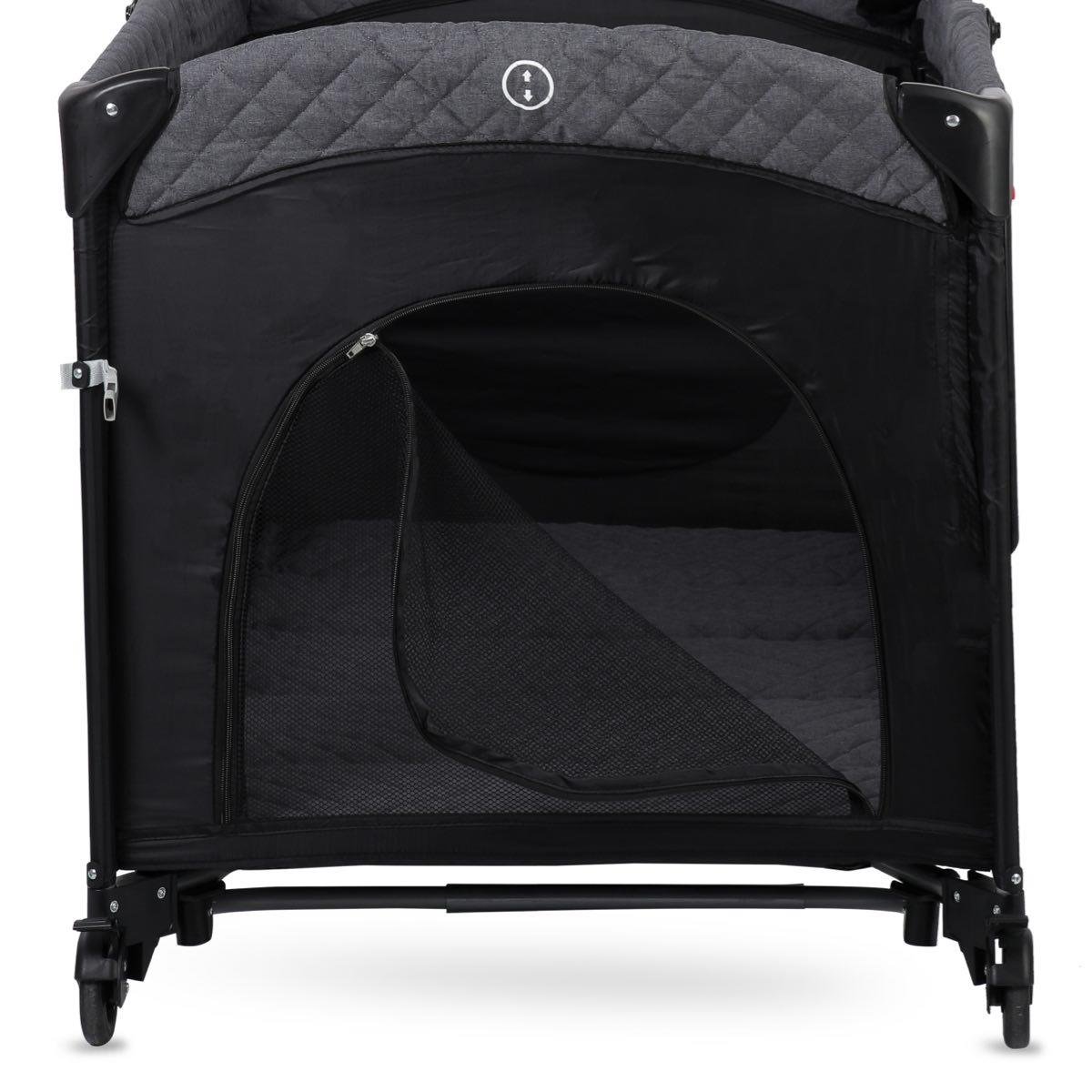 Tiger PR Anne Yanı Oyun Parkı 70x120 cm Koyu Gri