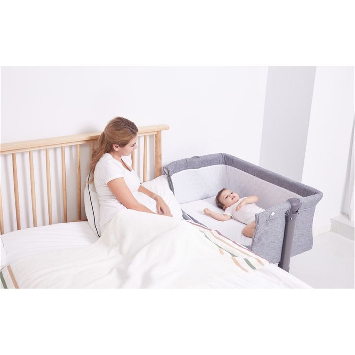 BEDSIDE YATAK YANI BEŞİK - GREY