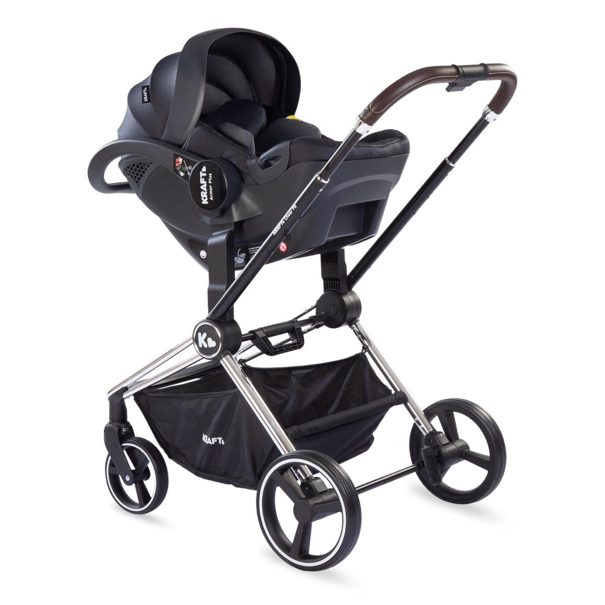 Cheer PR Travel Sistem Bebek Arabası Siyah Rose Gold