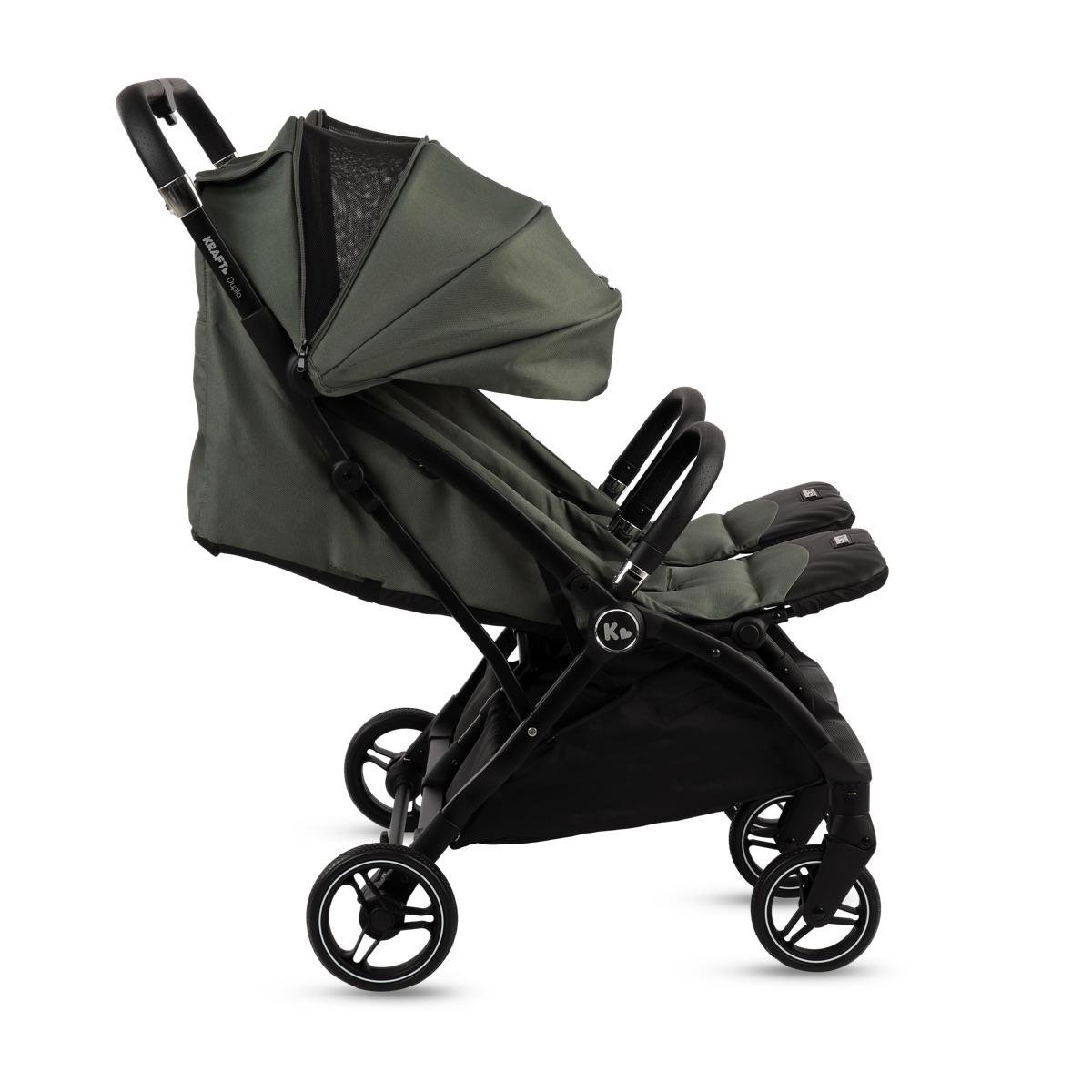 Duplo İkiz Bebek Arabası - Siyah