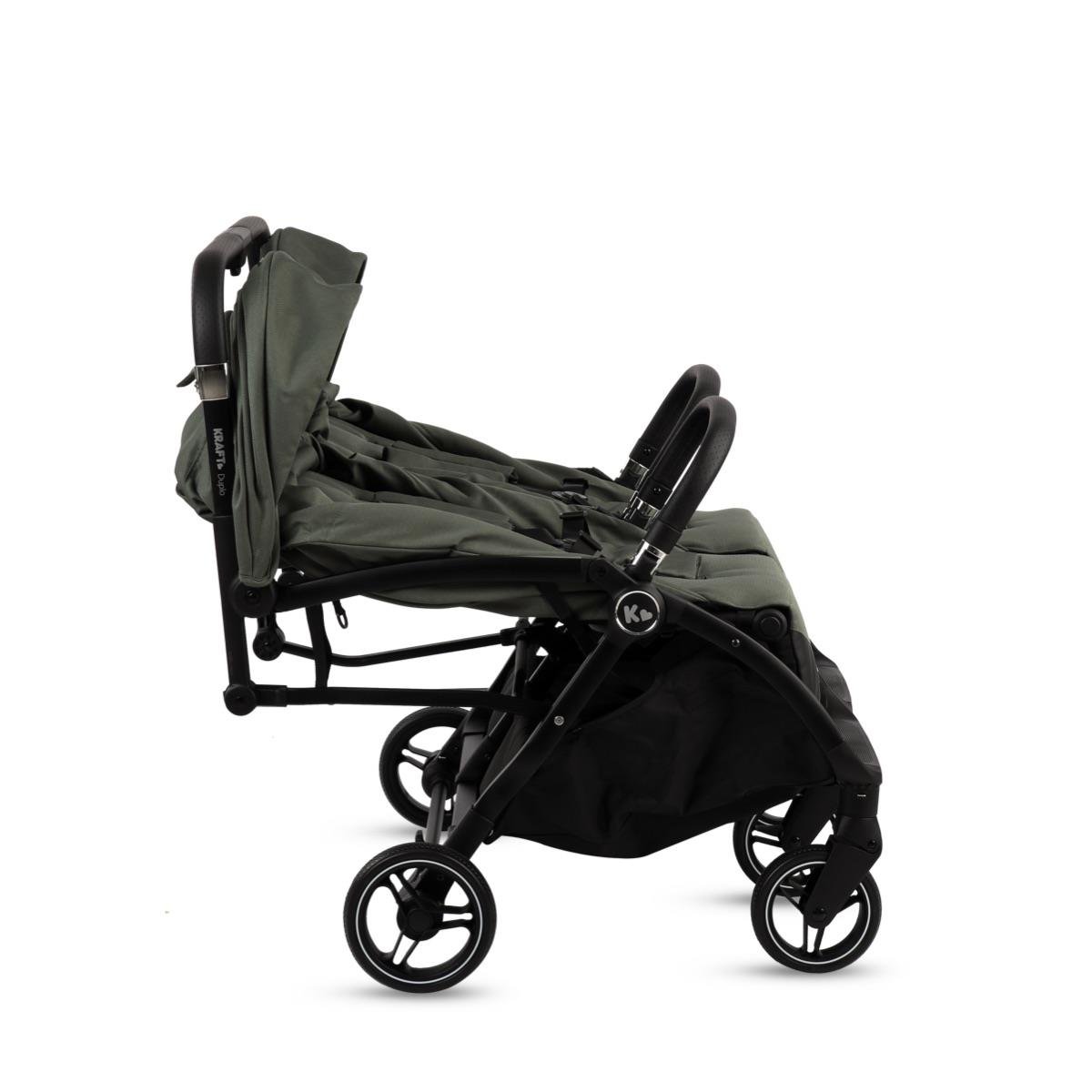 Duplo İkiz Bebek Arabası - Siyah