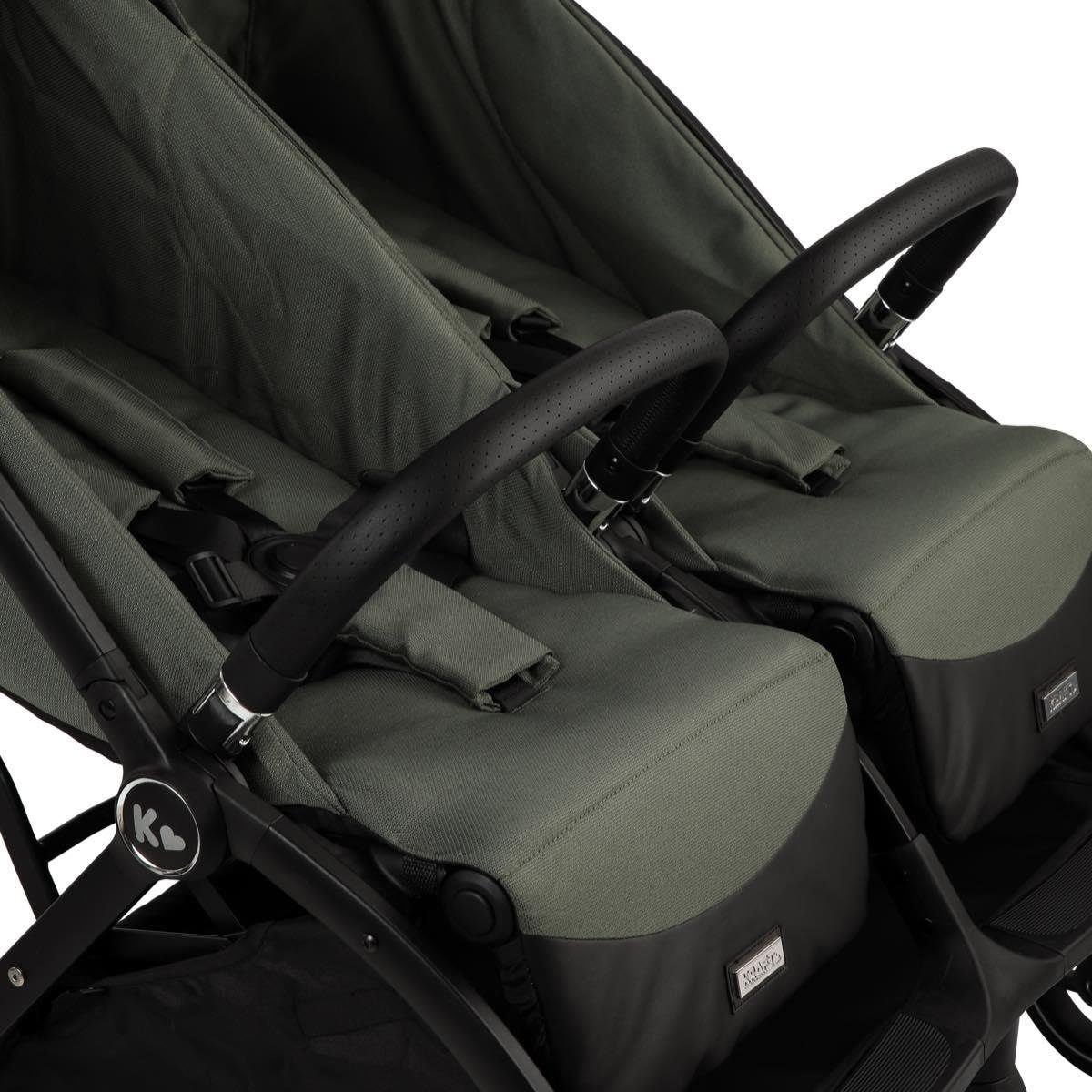 Duplo İkiz Bebek Arabası - Siyah