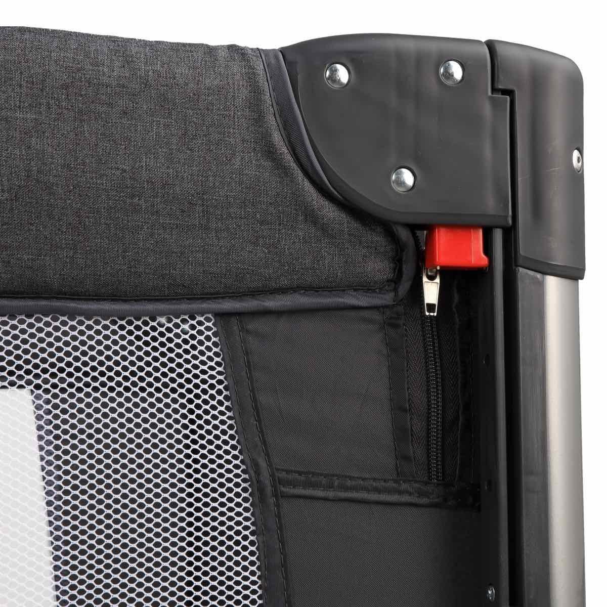 Easy Fold Anne Yanı Oyun Parkı 70x110 cm Açık Gri