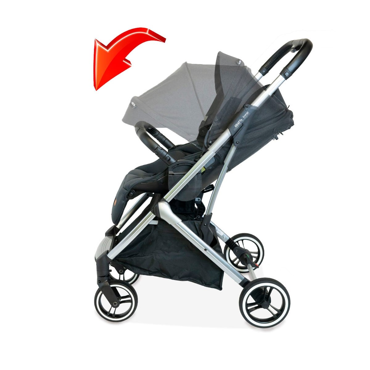 ENERGY BEBEK ARABASI – DARK GREY