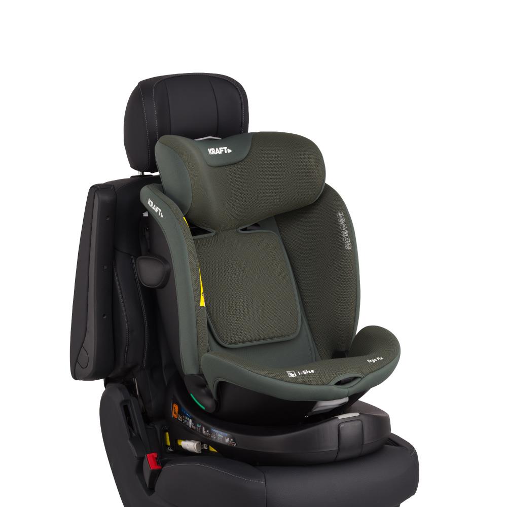 Ergo Fix i-Size (40-150 cm) 0-36 Kg Oto Koltuğu Gri