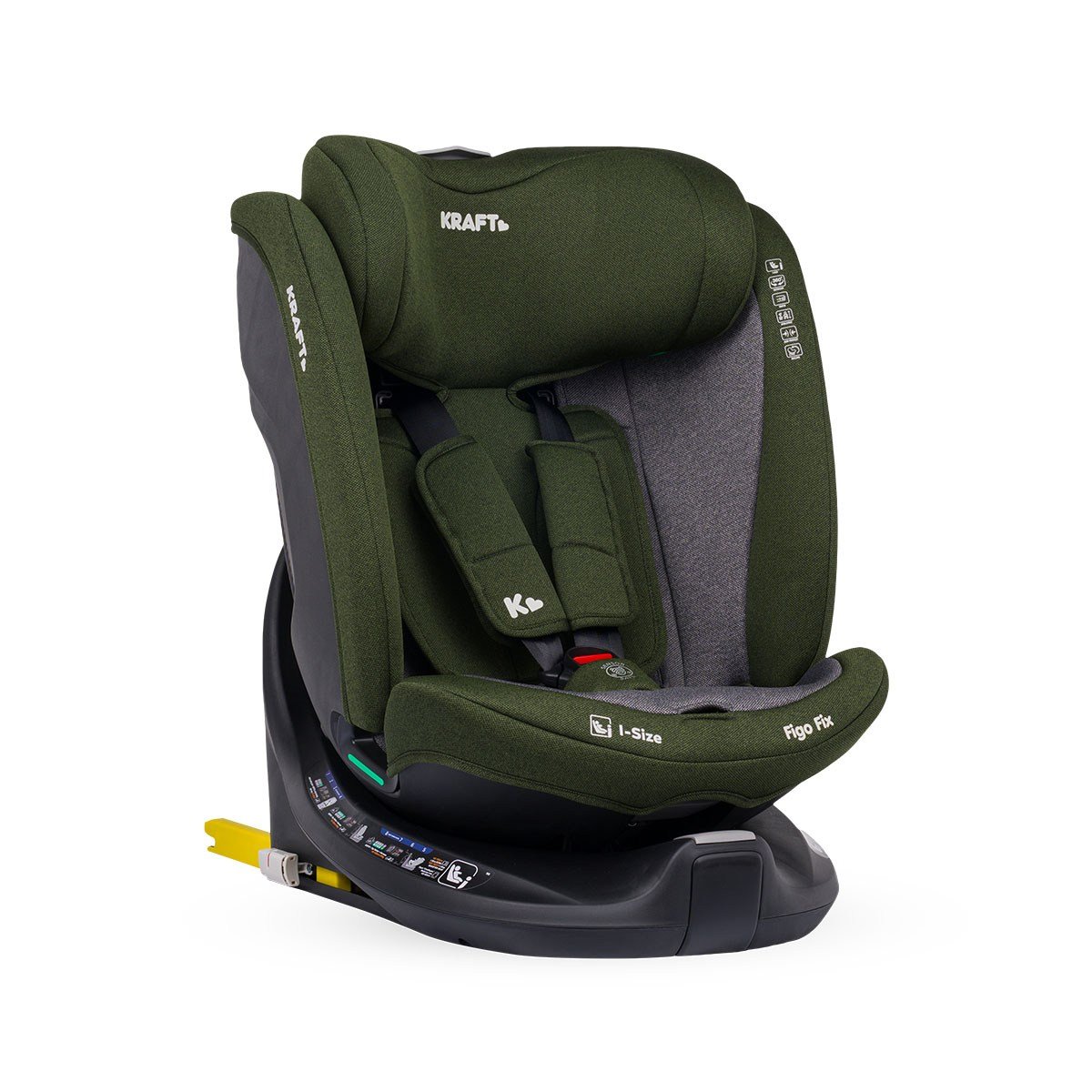 FIGO FIX I-SIZE OTO KOLTUĞU 40 CM - 150 CM GREEN GREY