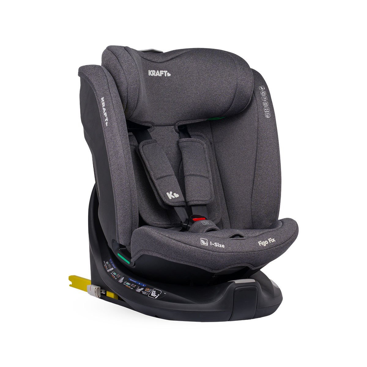 FIGO FIX I-SIZE OTO KOLTUĞU 40 CM - 150 CM GREEN GREY