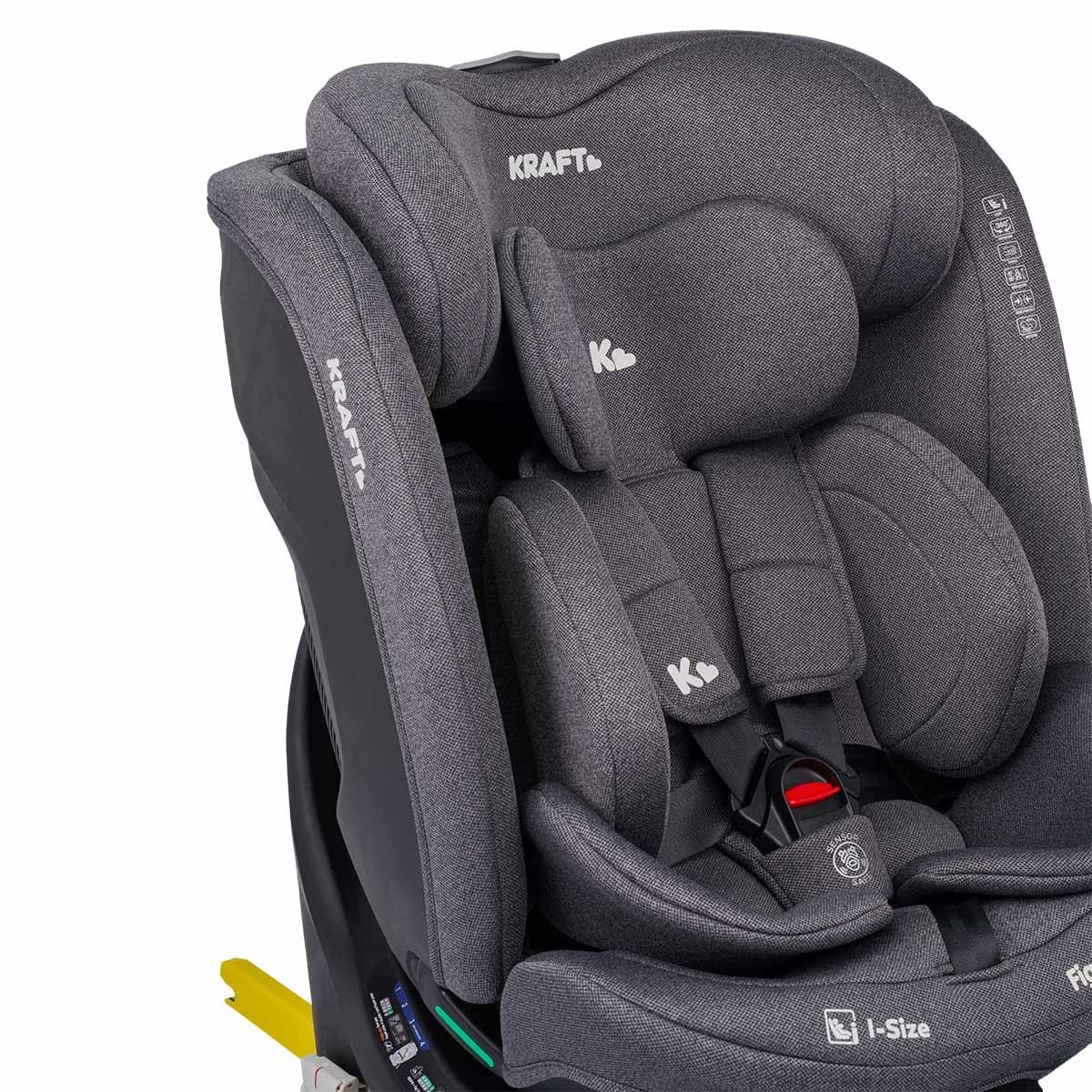 FIGO FIX I-SIZE OTO KOLTUĞU 40 CM - 150 CM GREY