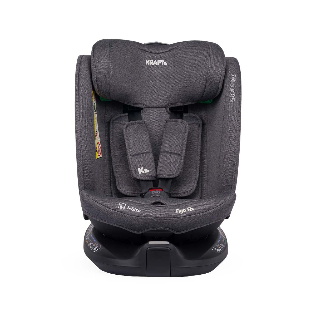 FIGO FIX I-SIZE OTO KOLTUĞU 40 CM - 150 CM GREY