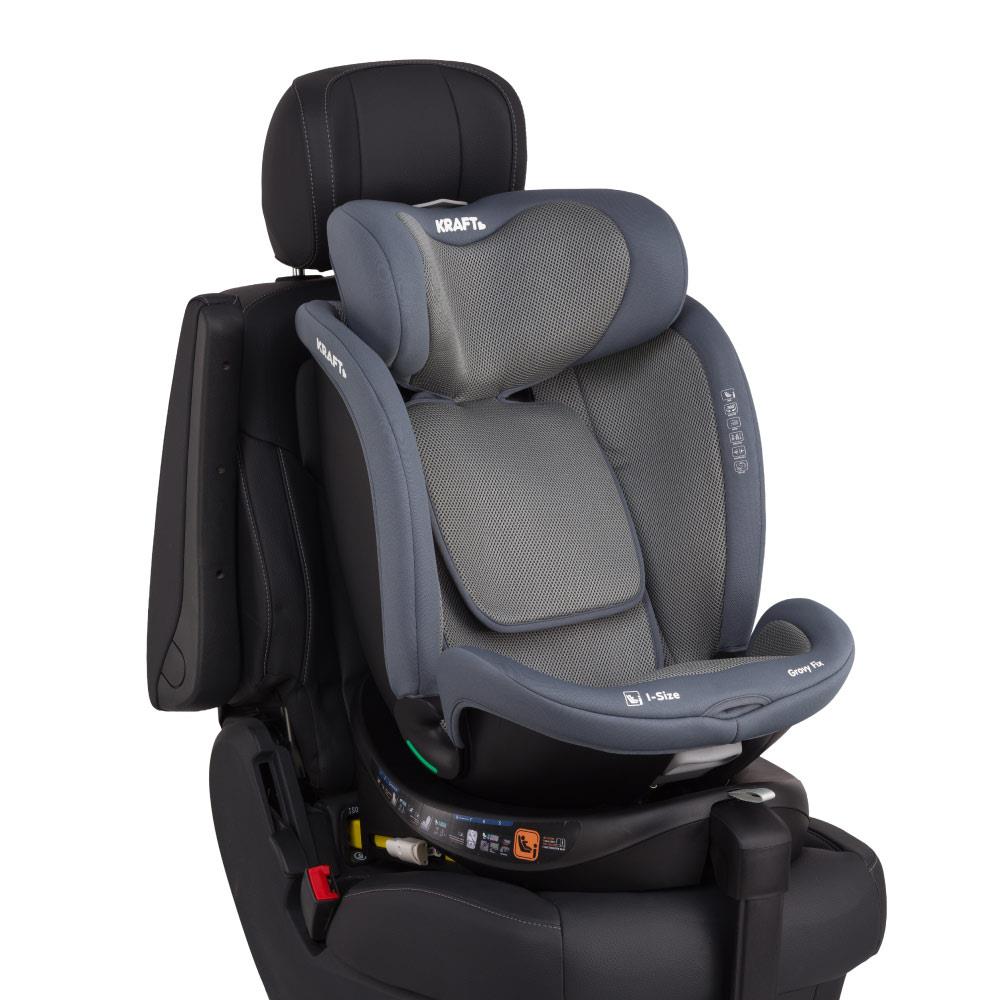 Grovy Fix i-Size 40-150 cm (0-36 kg) Oto Koltuğu Siyah