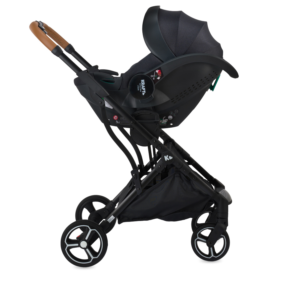 Juno i-Size Travel Sistem Bebek Arabası Koyu Gri