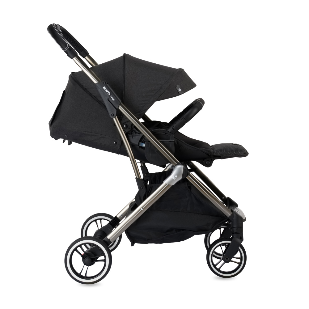 Kenya i-size Travel Sistem Bebek Arabası - Siyah Gri