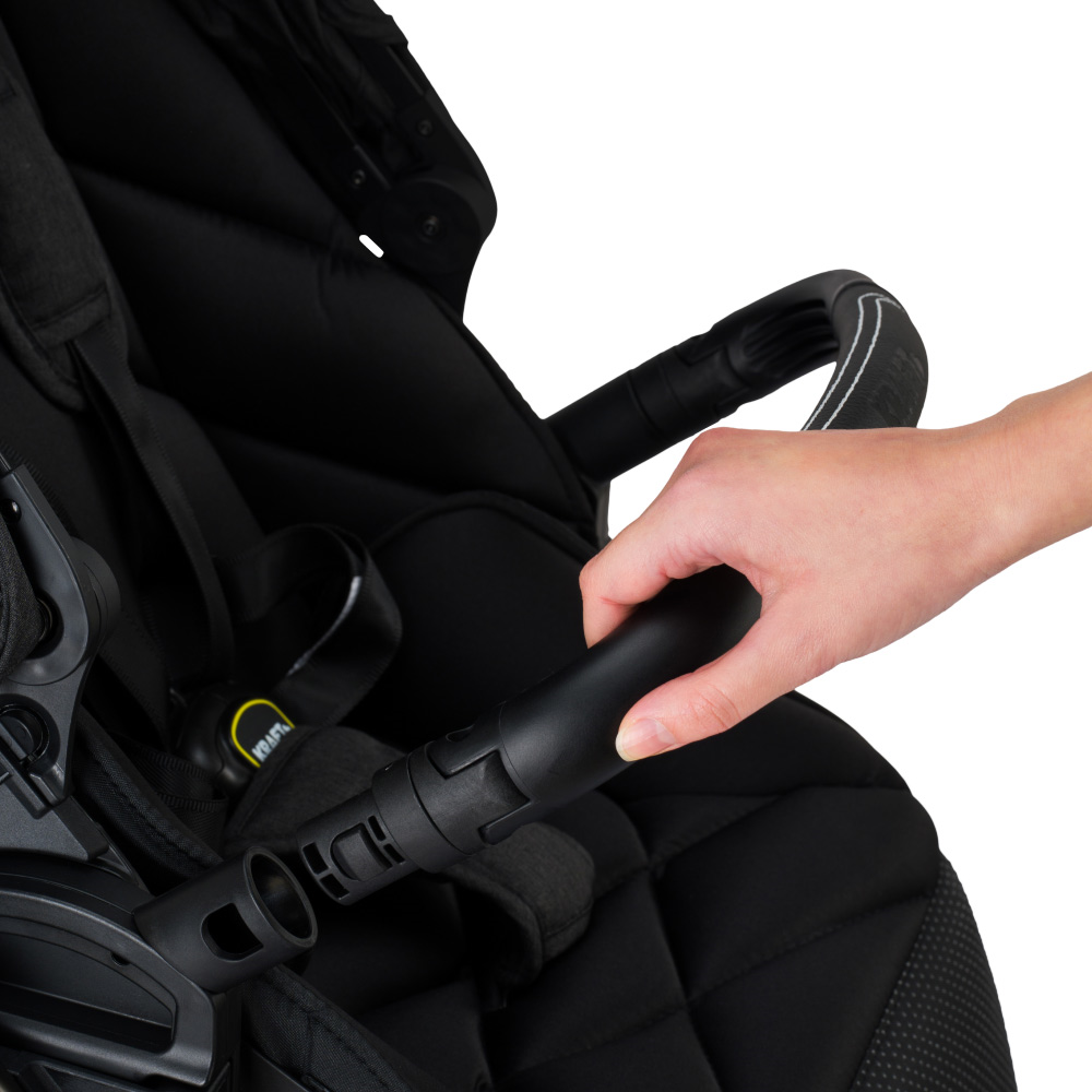 Kenya i-size Travel Sistem Bebek Arabası - Siyah Gri