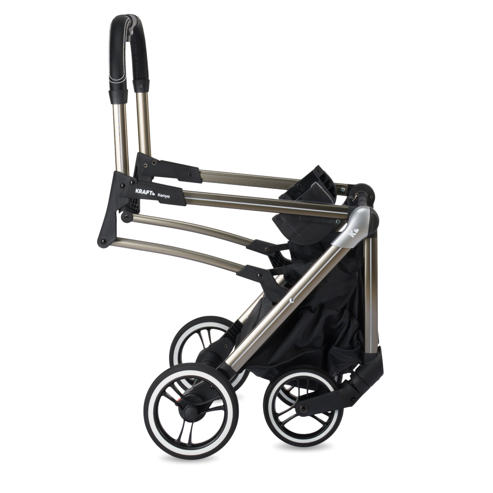 Kenya i-size Travel Sistem Bebek Arabası - Siyah Gri