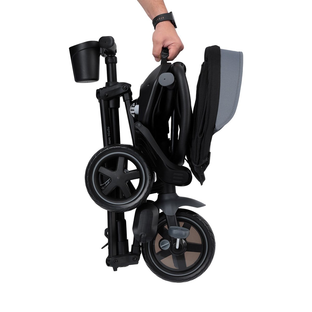 Kraft Nova Niello QPlay 6 in 1 Katlanır Bisiklet Gri
