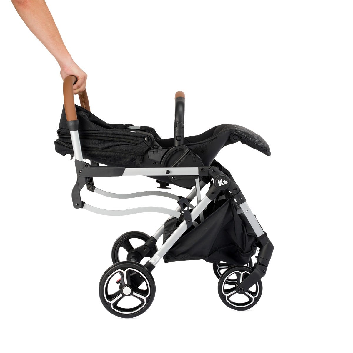 Power i-Size Travel Sistem Bebek Arabası Gri