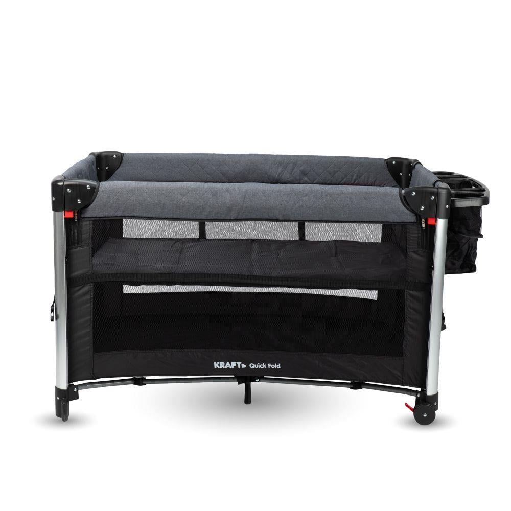 Quick Fold Anne Yanı Oyun Parkı 70x110 cm Siyah