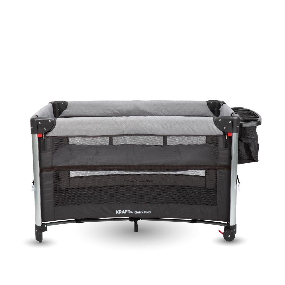 Quick Fold Anne Yanı Oyun Parkı 70x110 cm Açık Gri