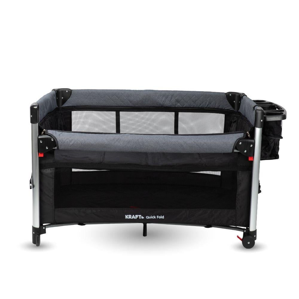 Quick Fold Anne Yanı Oyun Parkı 70x110 cm Siyah