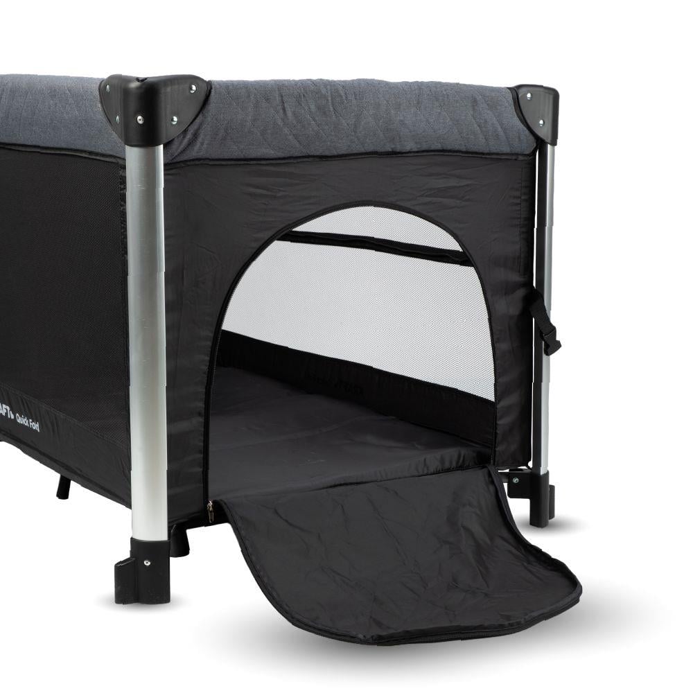 Quick Fold Anne Yanı Oyun Parkı 70x110 cm Siyah