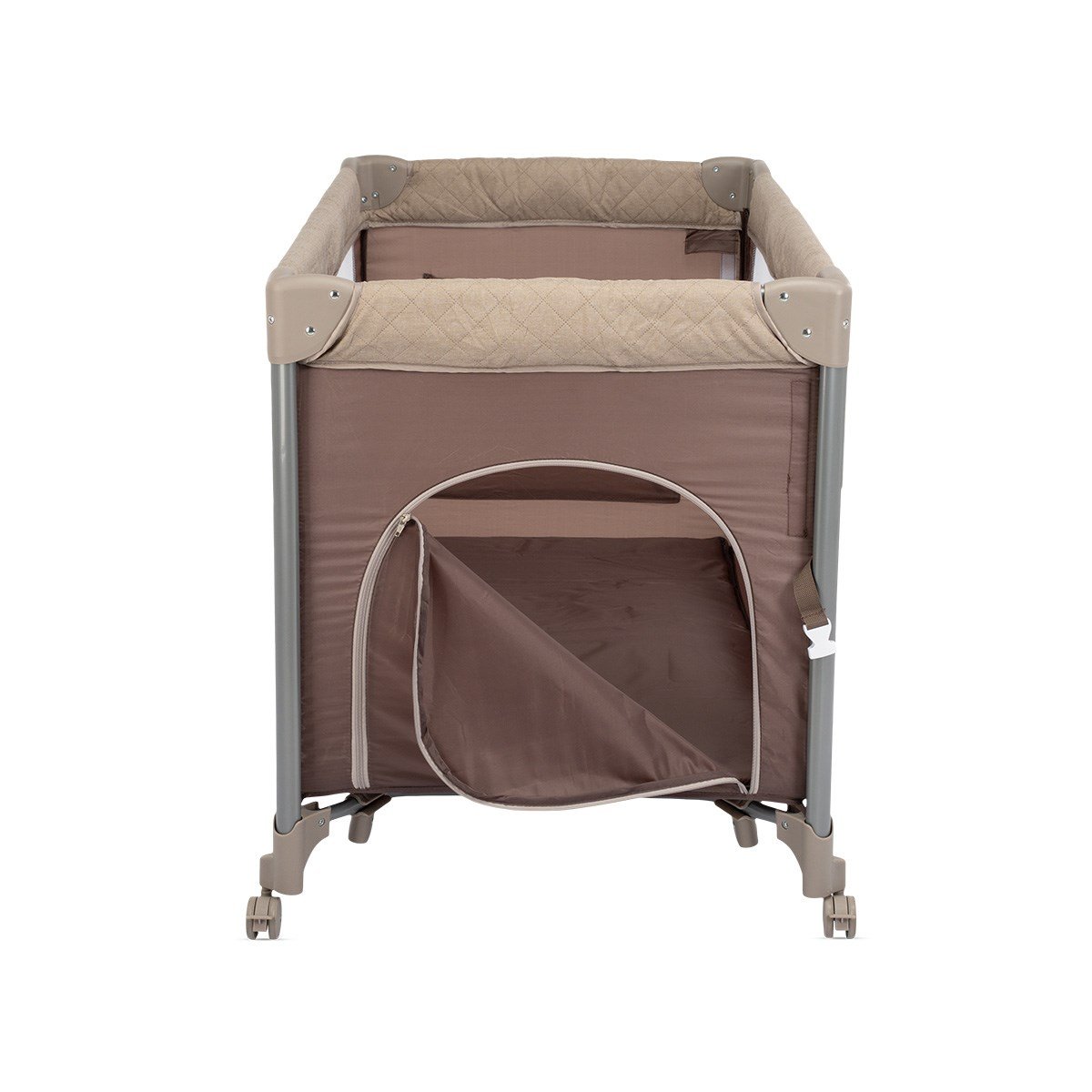 SMART FOLD OYUN PARKI (ANNE YANI-YATAK HEDİYELİ) 60*104cm BEIGE/BROWN