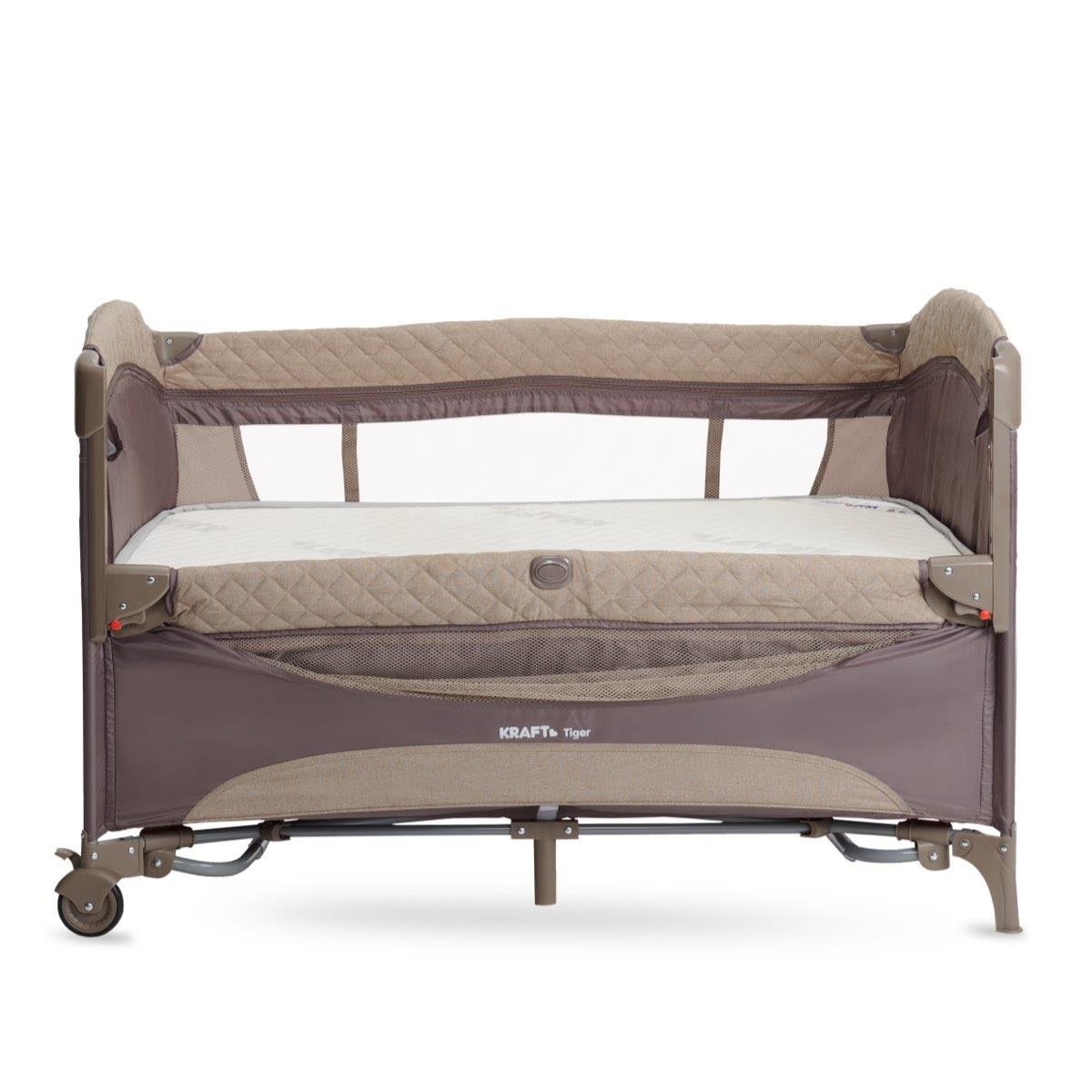 Tiger Anne Yanı Oyun Parkı 70*120 cm Açık Gri