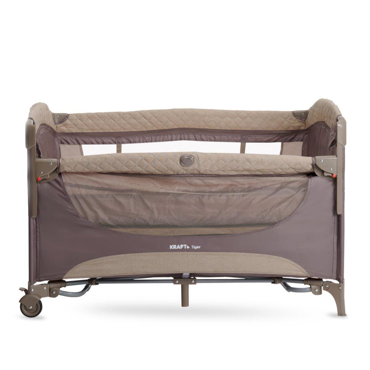 Tiger Anne Yanı Oyun Parkı 70*120 cm Açık Gri