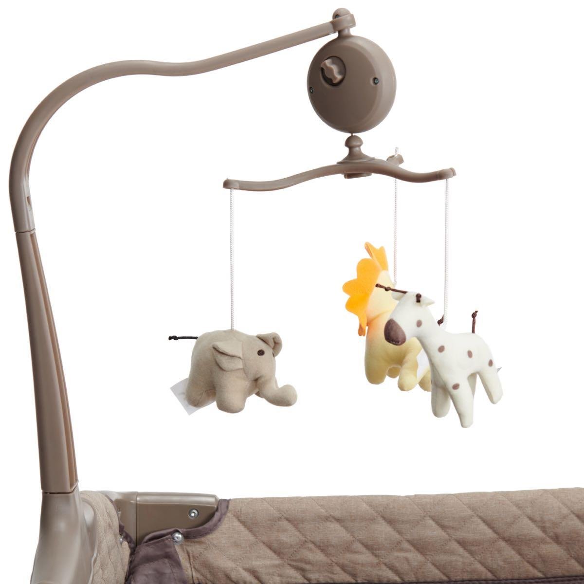 Tiger Anne Yanı Oyun Parkı 70*120 cm Açık Gri