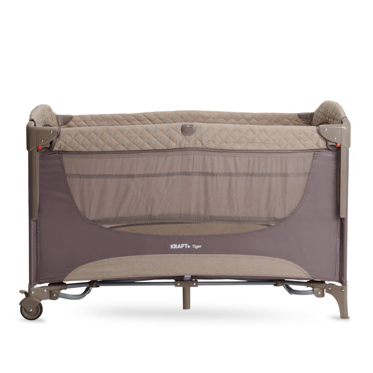 Tiger Anne Yanı Oyun Parkı 70*120 cm Açık Gri