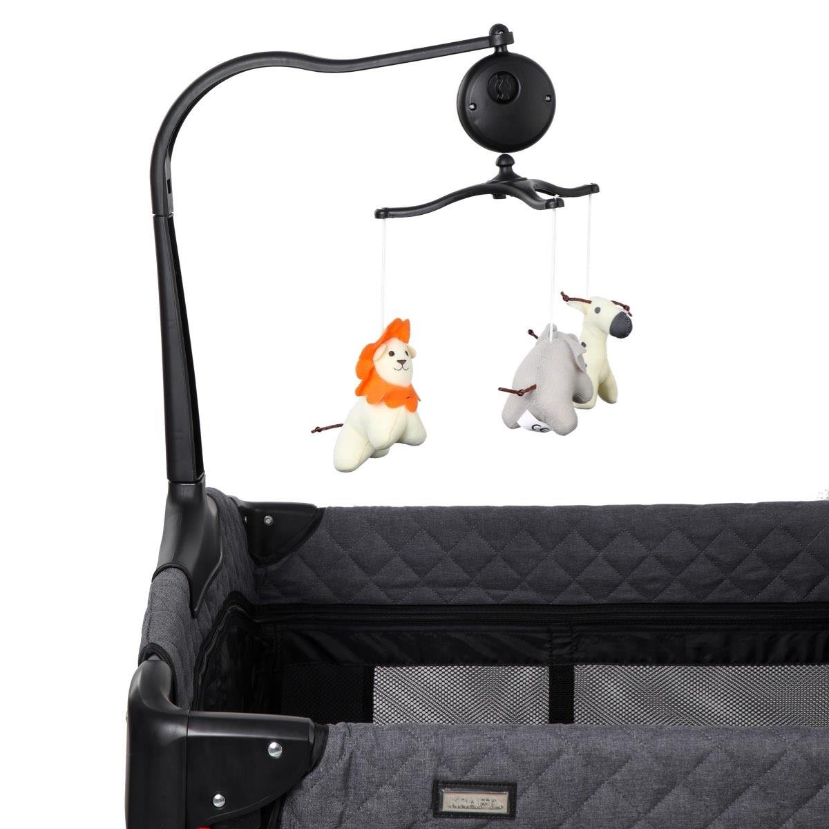 Tiger PR Anne Yanı Oyun Parkı 70x120 cm Koyu Gri