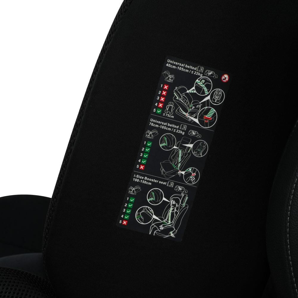 Turbo i-Size 40-150 cm (0-36 Kg) Oto Koltuğu Siyah