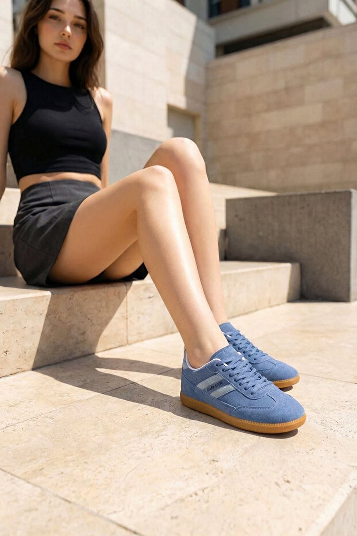 Mavi Unisex Spor Ayakkabı Sneaker